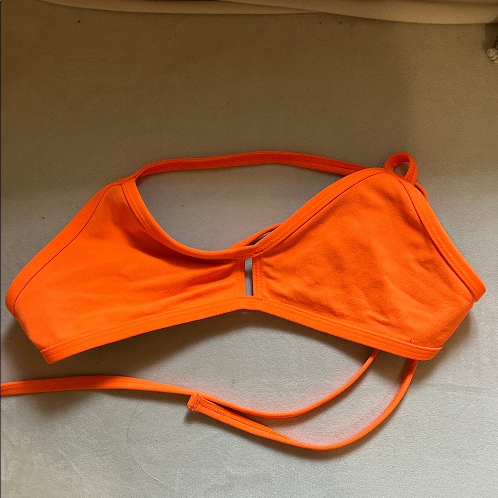JOLYN “VENT” Orange Women's Swim Top